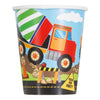 Cups - Construction Party, 9oz, 8 Count