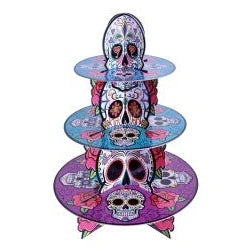 Day of the Dead Cupcake Stand