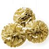 Decoration - Gold, Fluffy Round Tip, 16"