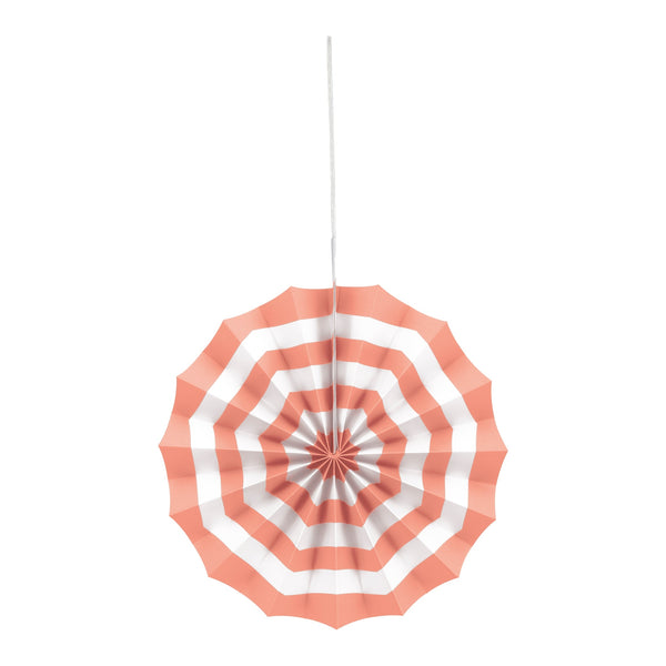 Decoration - Paper Fans, Poolside Summer, Assorted Colors, 5 Count