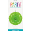 Decorative Fan – 16" – Lime Green