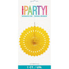 Decorative Fan – 16" – Yellow