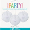 Decorative Fans – 6" 3-Pack – White
