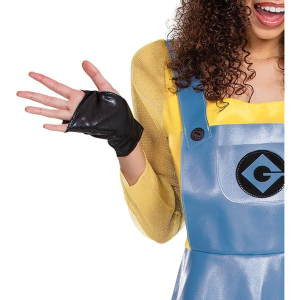 Deluxe Adult Minion Stuart Dress Costume and Adult Stuart Costume Dress