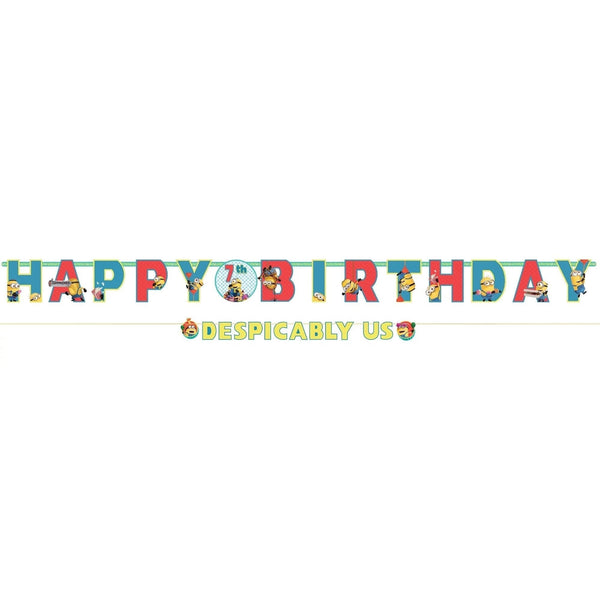 Despicable Me Jumbo Letter Banner Kit