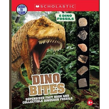 Dino Bites Supersized Fact Book and Collectible Fossils