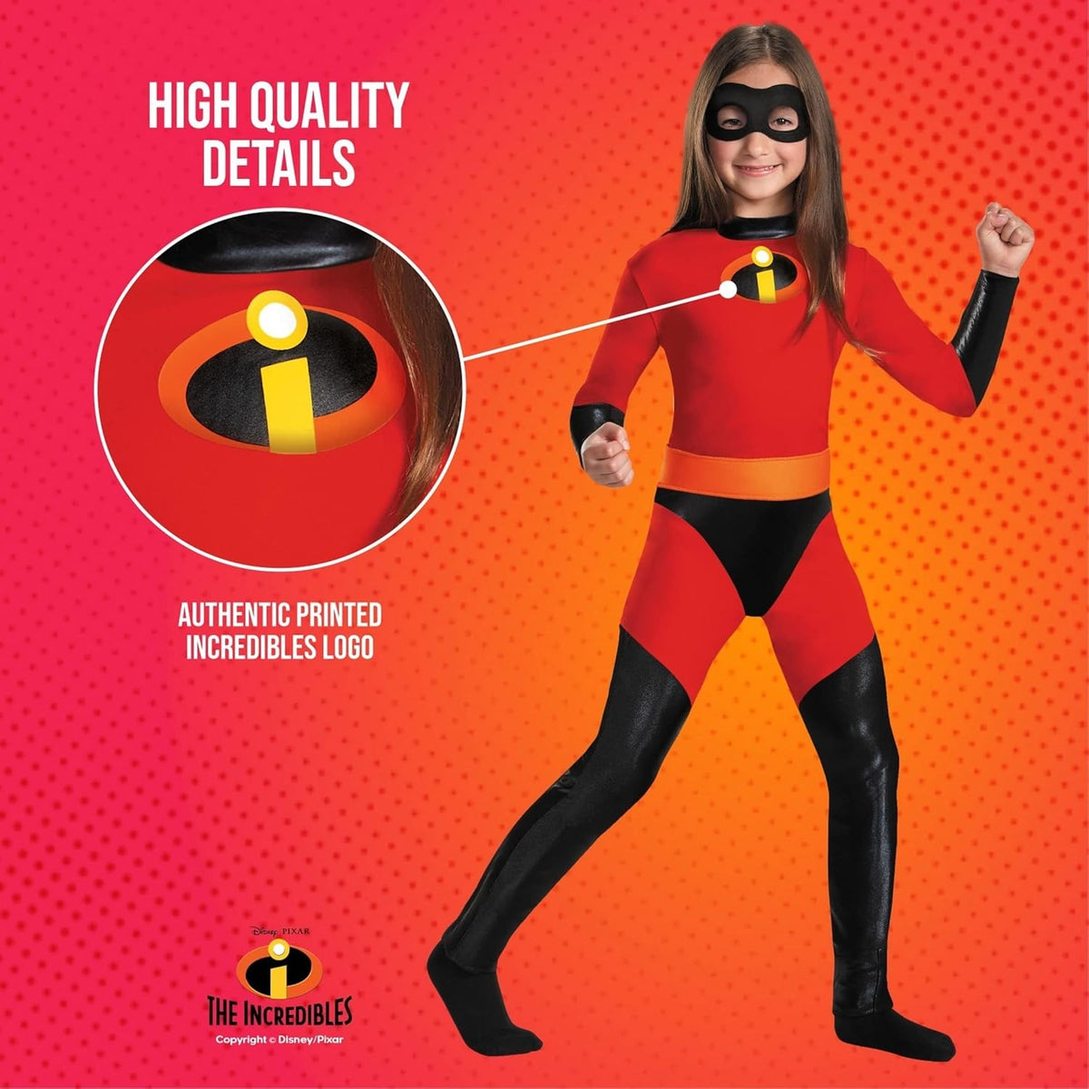 Disguise Costumes Disney The Incredibles Violet Classic Girls Costume, Size Small 4-6