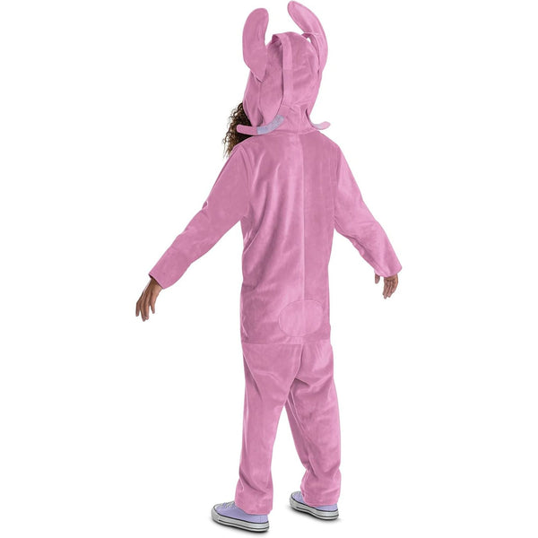 Disney Lilo & Stitch Angel Costume for Kids, Official Lilo and Stitch Hooded Jumpsuit Outfit, Child Size XL 14-16