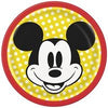 Disney Mickey Mouse Round 7" Dessert Plates, 8 Count