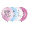 Disney Princess 12" Printed Latex Balloons, Assorted Pastel Colours, 8 Count