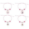 Disney Princess Assorted Charm Bracelets, 4 Count