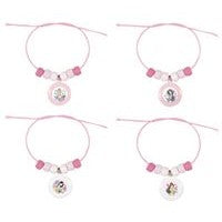 Disney Princess Assorted Charm Bracelets, 4 Count