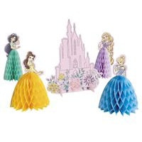 Disney Princess Assorted Standing Puff Tissue Centerpieces, 8 Count, Includes Cinderella, Rapunzel, Jasmine and Belle