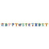 Disney Stitch Happy Birthday Banner