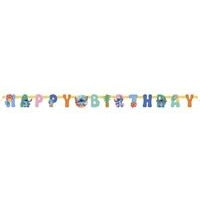 Disney Stitch Happy Birthday Banner