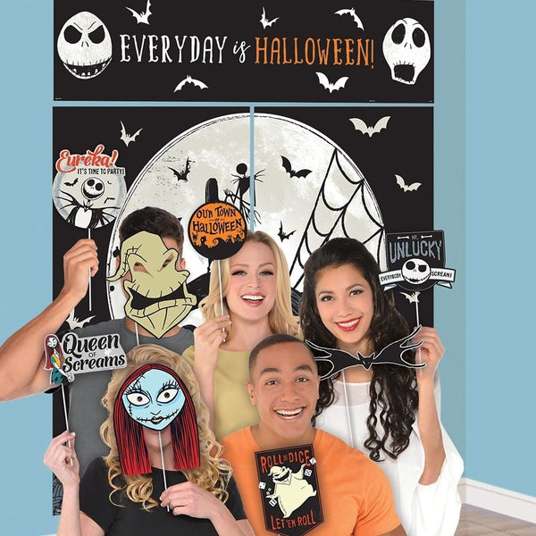 Disney Tim Burton's Nightmare Before Christmas Scene Setter With Photo Props