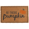 Doormat - Hi There Pumpkin, 17 3/4"H x 29 1/2"W