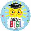Dream Big Kindergarten Grad 17" Foil Balloon