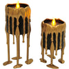 Dripping Illusion Candle – Gold Short