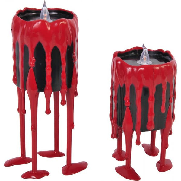 Dripping Illusion Candle – Red Tall