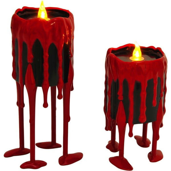 Dripping Illusion Candle – Red Tall