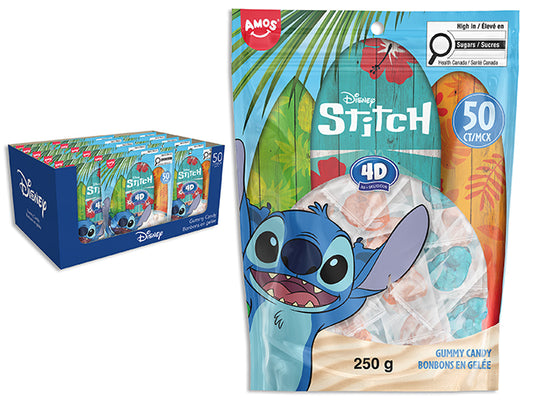 Disney Stitch Gummies in Resealable Bag, 50 Count