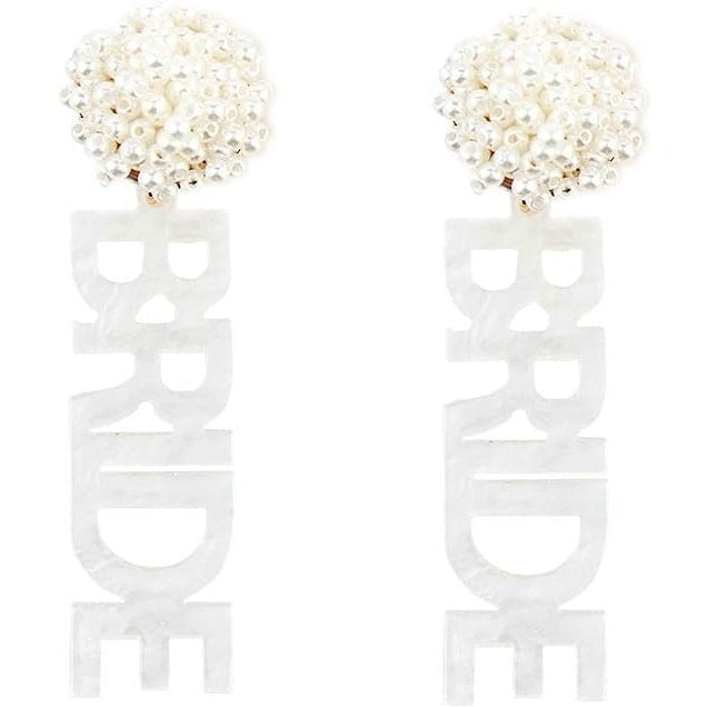 Bride Beaded Earrings