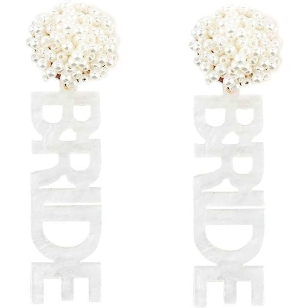 Bride Beaded Earrings