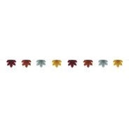 Elegant Thanksgiving Paper Fan Leaf Garland 8'
