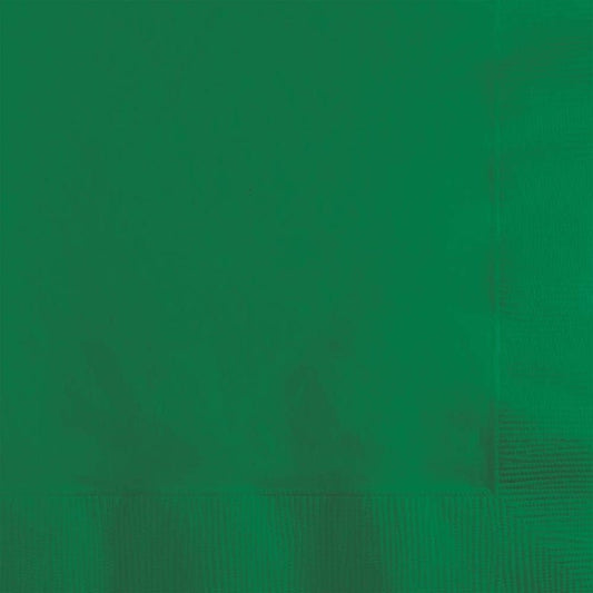 Emerald Green 2-Ply Beverage Napkins 50CT