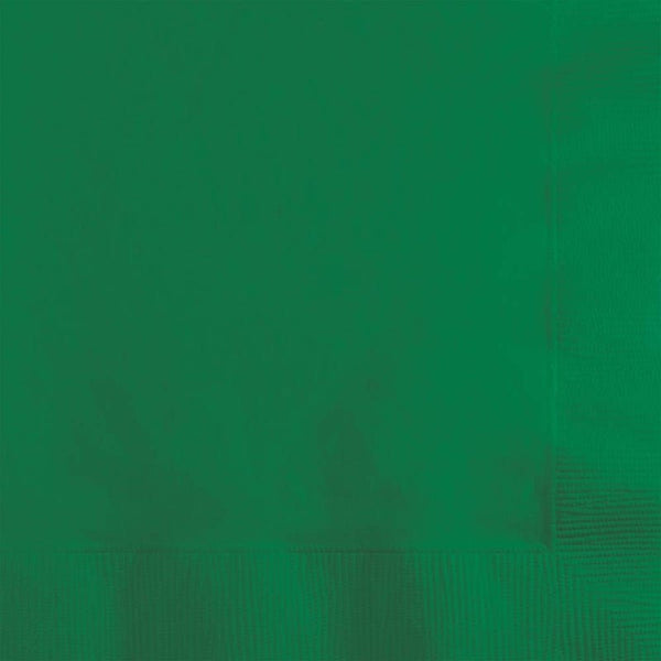 Emerald Green 2-Ply Beverage Napkins 50CT