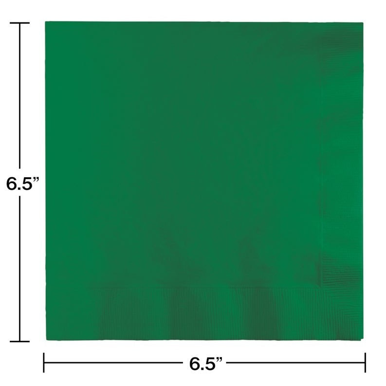 Emerald Green 2-Ply Lunch Napkins 50CT