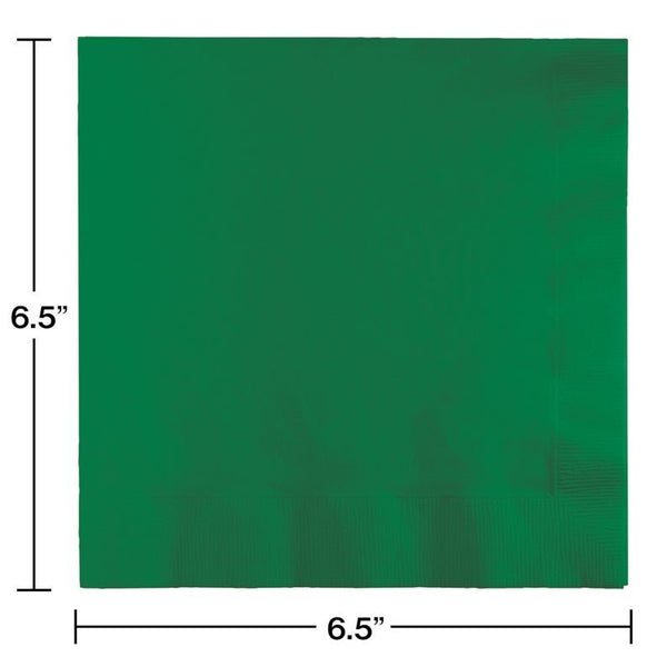 Emerald Green 2-Ply Lunch Napkins 50CT