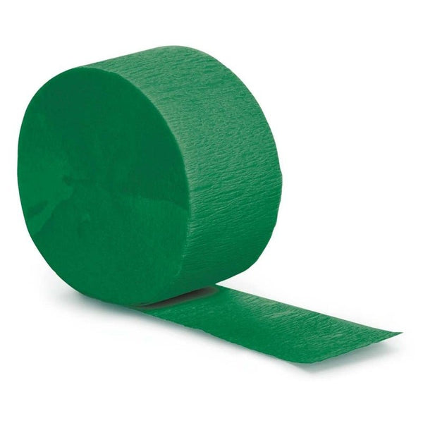 Emerald Green Crepe Streamer - 81' 1CT