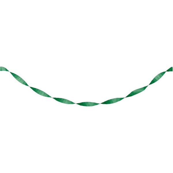 Emerald Green Crepe Streamer - 81' 1CT