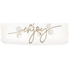 Enjoy Plastic Serving Tray, Foil Stamped