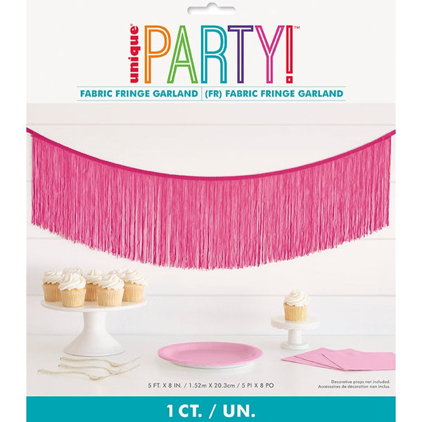 Fabric Fringe Garland – 5ft
