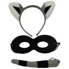 Fancy Raccoon Animal Accessory Kit