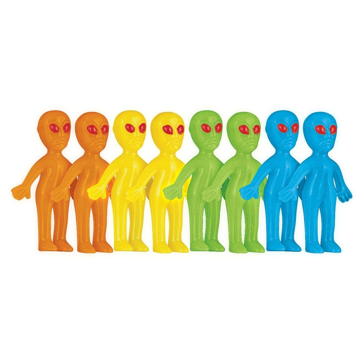 Favor - Glow in the Dark, Blast Off Birthday, Aliens, 8 Count