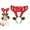 Felt Reindeer Antler Headbands with Bells.