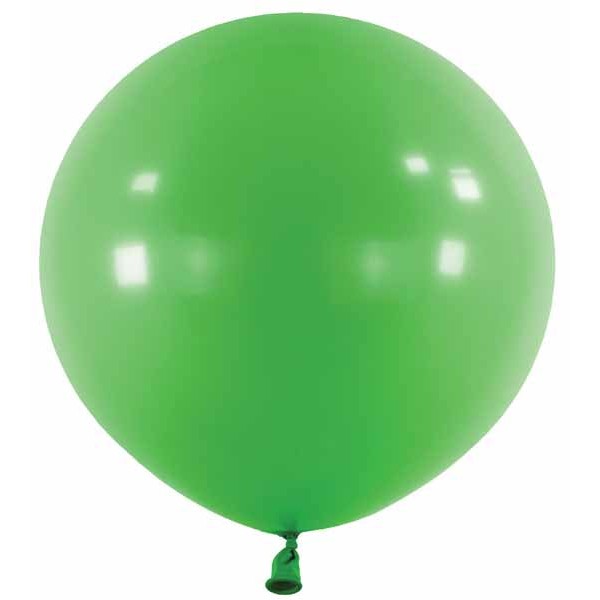 Festive Green 24" Latex Balloons, 4 Per Bag