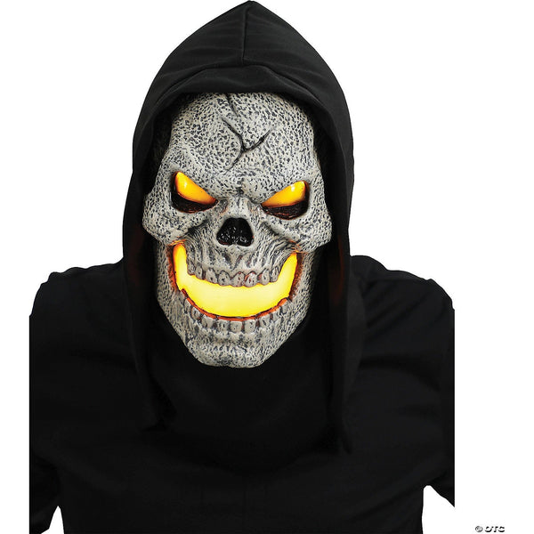 Flame Fiend Skull Yellow Mask