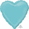 Foil Balloon - 18" Robin's Egg Blue Heart