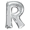 Foil Balloon - Jumbo Silver Letter R