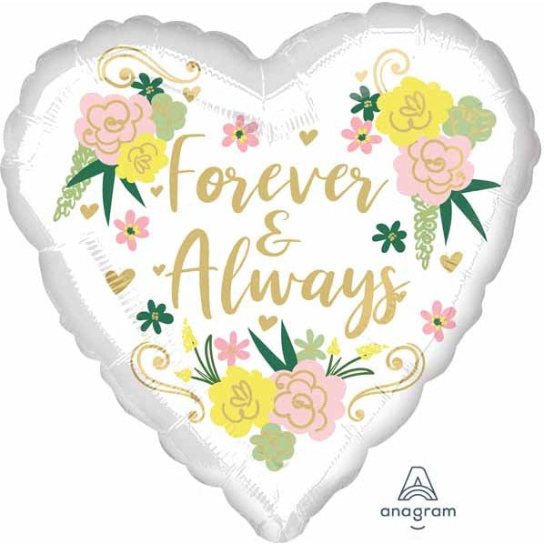 Forever & Always 18" Heart Balloon