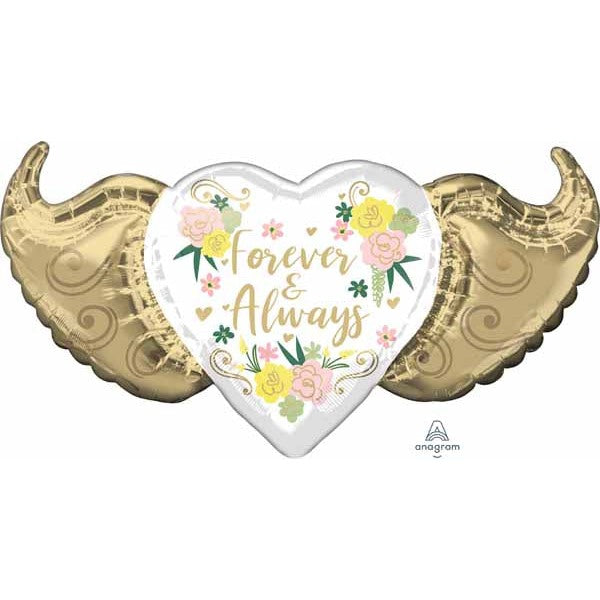 Forever & Always 39" Supershape Balloon