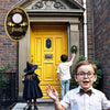 G.Ghouls Oval Doorbell with Light-Up Eyeball Black/Antique Gold