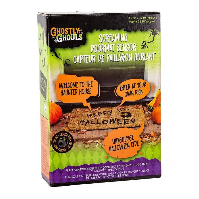 G.Ghouls Screaming Door Mat with Sensor