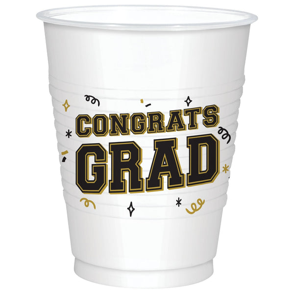 GRAD Printed Tumblers, Black Silver Gold