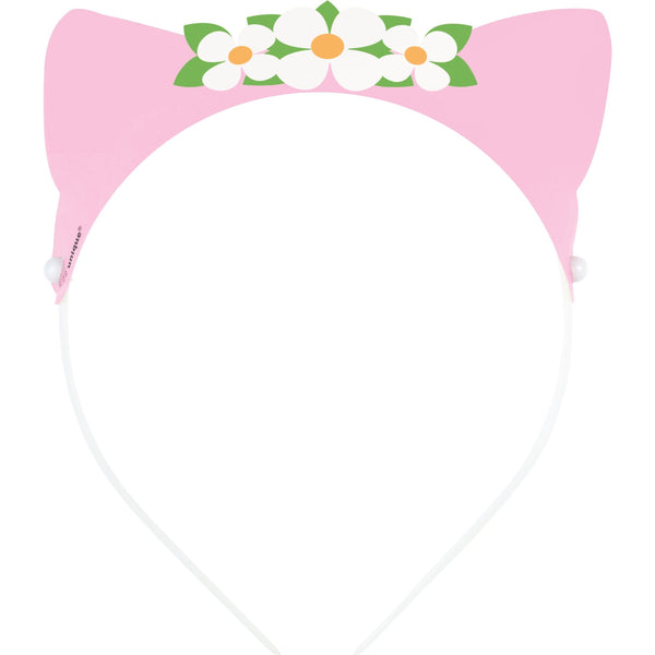 Gabby's Dollhouse Glitter Paper Headbands, 4 Count